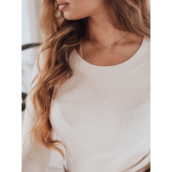 Moteriškas baltas megztinis Gino Palaidinės ir marškiniai