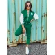 Moteriškas žalias sportinis komplektas Celia Sportiniai kostiumai