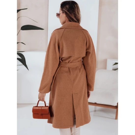 Moteriškas rudas paltas Nancy Moteriškos striukės