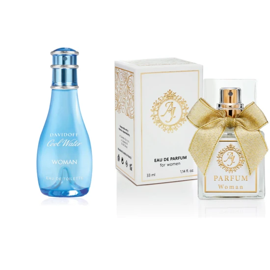 AJ Deluxe Nr152 kvepalai įkvėpti Davidoff - Cool Water Woman 50 ml EDP AJ Deluxe Moterims French Perfumes