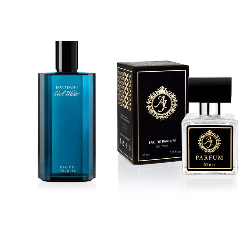 AJ Deluxe Nr201 kvepalai įkvėpti Davidoff - Cool Water Edt 50 ml AJ Deluxe Vyrams French Perfumes