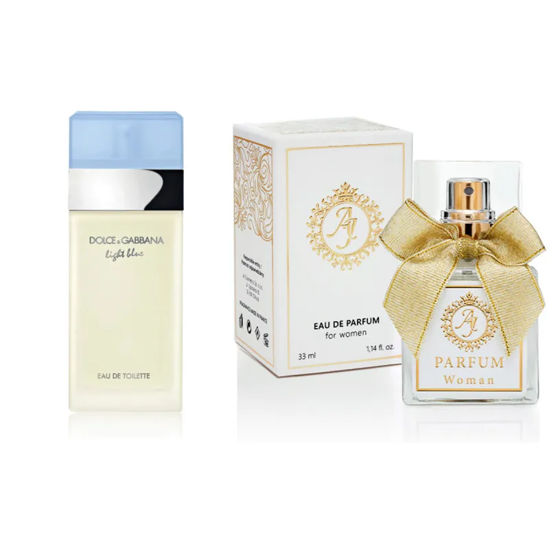 AJ  Deluxe Nr36 kvepalai įkvėpti Dolce&Gabbana - Light Blue 50 ml EDP AJ Deluxe Moterims French Perfumes