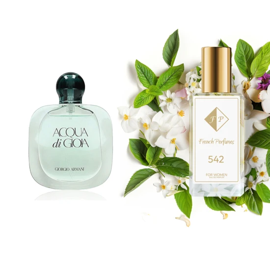 Nr542 kvepalai įkvėpti Armani - Acqua di Gioia 60 ml EDP FP Moterims French Perfumes