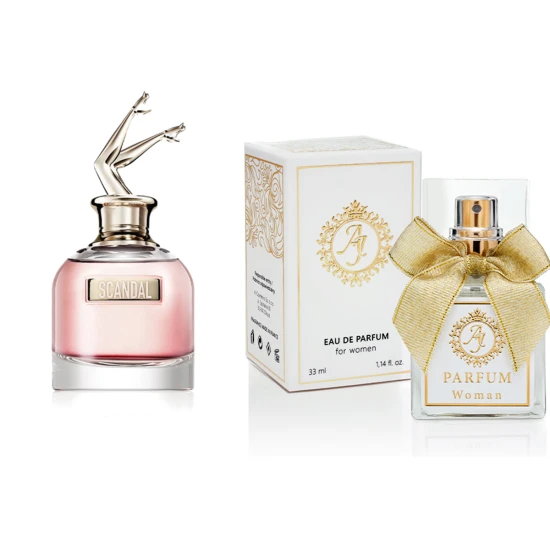 AJ Deluxe Nr664 kvepalai įkvėpti Jean Paul Gaultier - Scandal 33 ml EDP AJ Deluxe Moterims French Perfumes