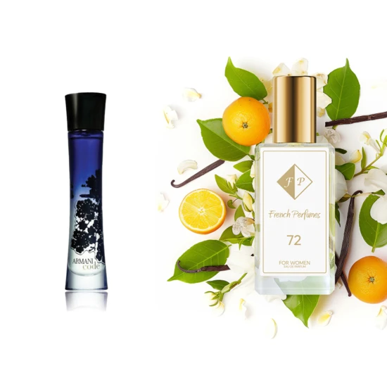 Nr72 kvepalai įkvėpti Armani-Code 60 ml EDP FP Moterims French Perfumes