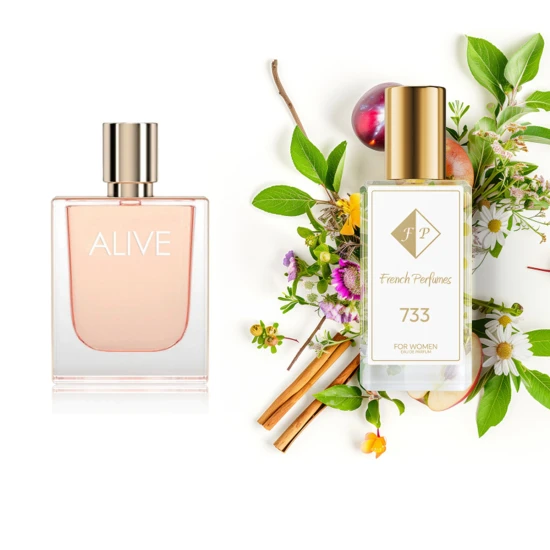 Nr733 kvepalai įkvėpti Hugo Boss - Alive 33 ml EDP FP Moterims French Perfumes