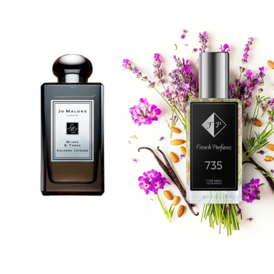 Nr735 kvepalai įkvėpti Jo Malone - Myrrh & Tonka ( UNISEX ) 33 ml EDP FP Vyrams French Perfumes