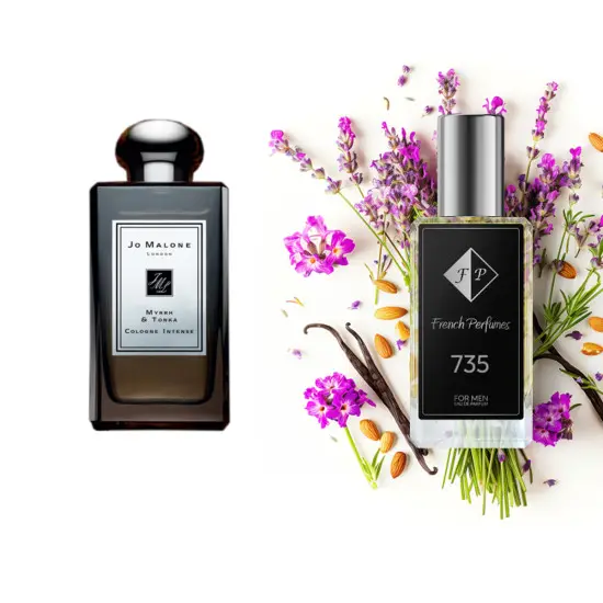 Nr735 kvepalai įkvėpti Jo Malone - Myrrh & Tonka ( UNISEX ) 60 ml EDP FP Unisex French Perfumes