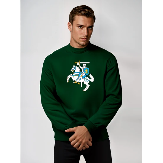 Men's dark green hooded jumper Vytis Hooded jumpers