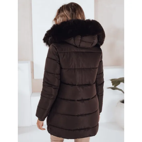 Naiste tikitud pruun jakk Venit Naiste jakid