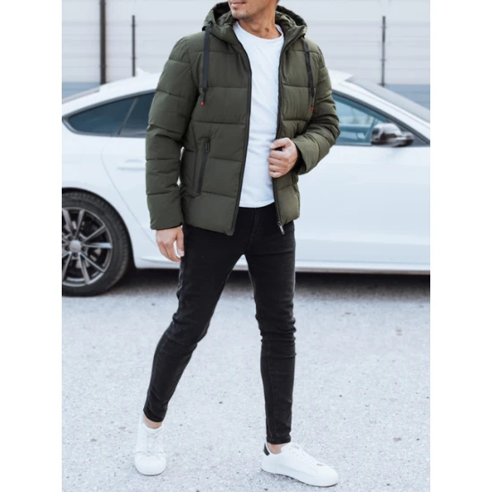 Vyriška žieminė chaki spalvos striukė Nevex Striukės