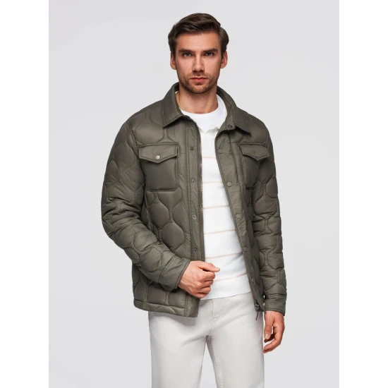 Vyriška šviesiai rudos spalvos striukė Lomin Vyriškos Striukės ir Paltai