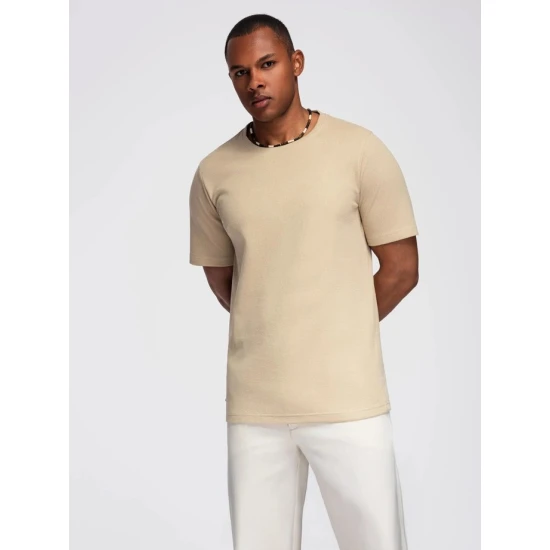 Vyriški rusvi marškinėliai Saimon Marškinėliai