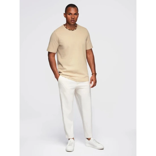 Vyriški rusvi marškinėliai Saimon Marškinėliai