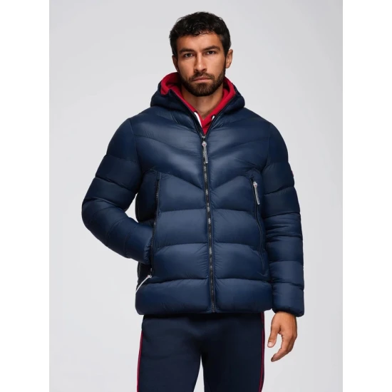 Vyriška tamsiai mėlyna striukė Performance Žieminės striukės