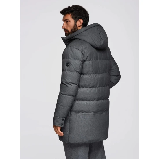 Vyriška žieminė pilka striukė Alf Žieminės striukės