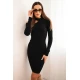 Moteriška juoda suknelė Linda Suknelės ir tunikos
