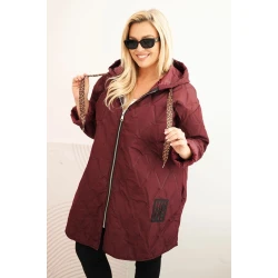 Moteriška bordo spalvos striukė Hope