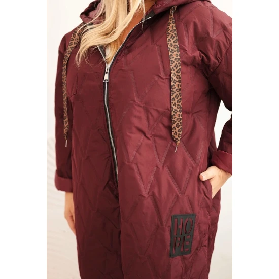 Moteriška bordo spalvos striukė Hope Moteriškos striukės