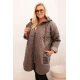 Moteriška rusvos spalvos striukė Hope PLIUS dydis moterims