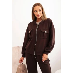 Moteriškas rudas komplektas Marbel