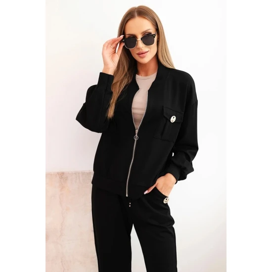 Moteriškas juodas komplektas Marbel Moteriški komplektai