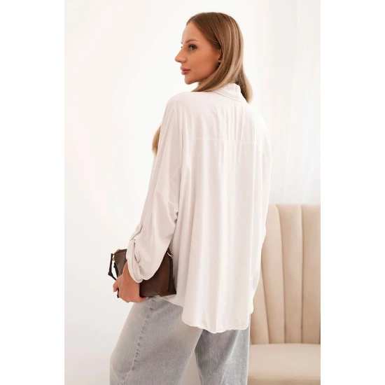 Moteriški rusvos spalvos marškiniai Lens Palaidinės ir marškiniai