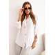 Moteriški baltos spalvos marškiniai Lens Palaidinės ir marškiniai