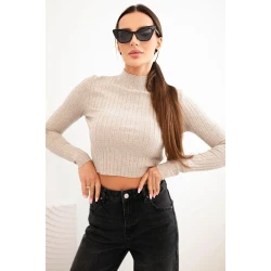 Moteriška rusvos spalvos palaidinė Belin