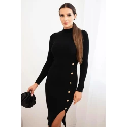 Moteriška juodos spalvos suknelė Berna