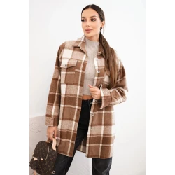 Moteriški rudi languoti marškiniai Veste