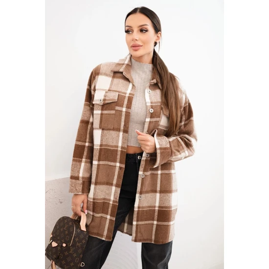 Moteriški rudi languoti marškiniai Veste Palaidinės ir marškiniai