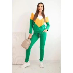 Moteriškas žalias laisvalaiko komplektas Dinan