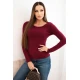 Moteriškas bordo spalvos megztinis Renat Moteriški megztiniai