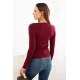 Moteriškas bordo spalvos megztinis Renat Moteriški megztiniai