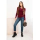 Moteriškas bordo spalvos megztinis Renat Moteriški megztiniai