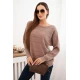 Moteriškas rudos spalvos megztinis Dora Moteriški megztiniai