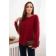 Moteriškas raudonos spalvos megztinis Dora Moteriški megztiniai