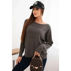 Moteriškas chaki spalvos megztinis Dora