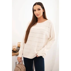 Moteriškas rudas megztinis Dora