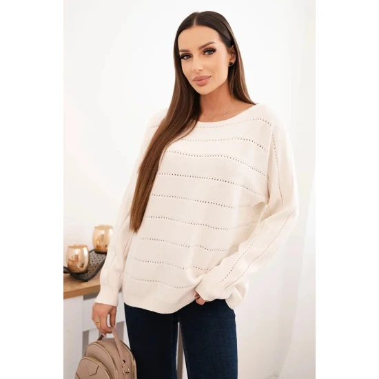 Moteriškas rusvos spalvos megztinis Dora Moteriški megztiniai