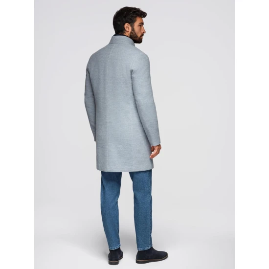 Vyriškas pilkas paltas Adre Vyriškos Striukės ir Paltai