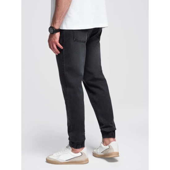 Vyriški juodi džinsai Kone Džinsai ir Jogeriai
