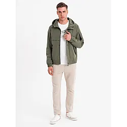 Męska kurtka w kolorze khaki marki Eden