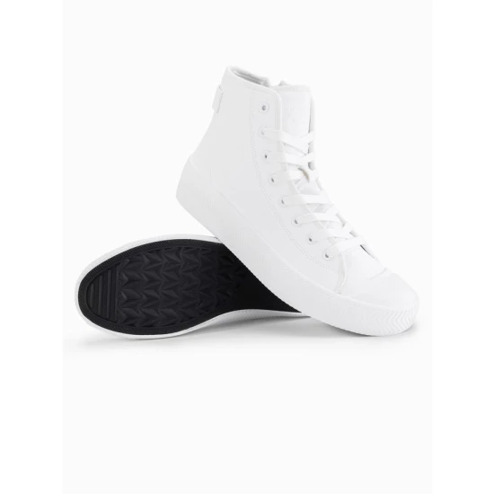 Vyriški balti laisvalaikio batai su užtrauktuku Brener Avalynė