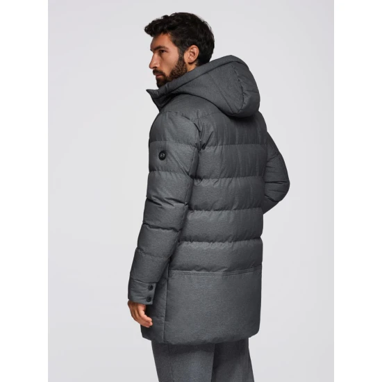 Vyriška žieminė pilka striukė Alf Žieminės striukės