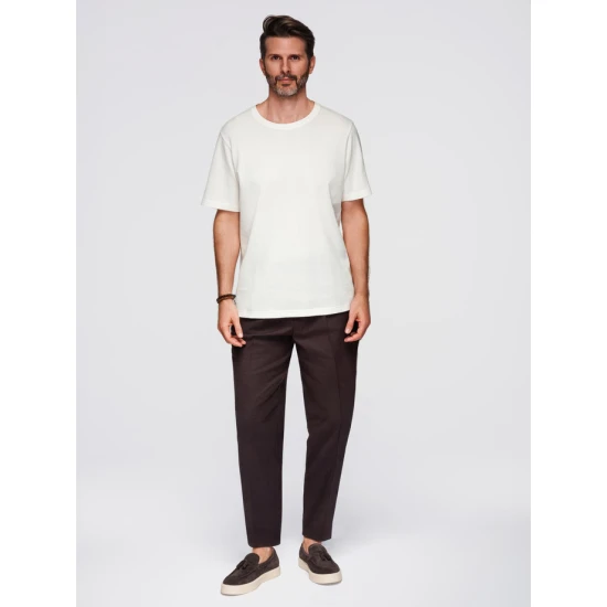 Vyriški balti marškinėliai Saimon Marškinėliai