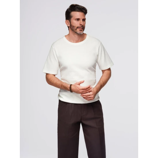 Vyriški balti marškinėliai Saimon Marškinėliai