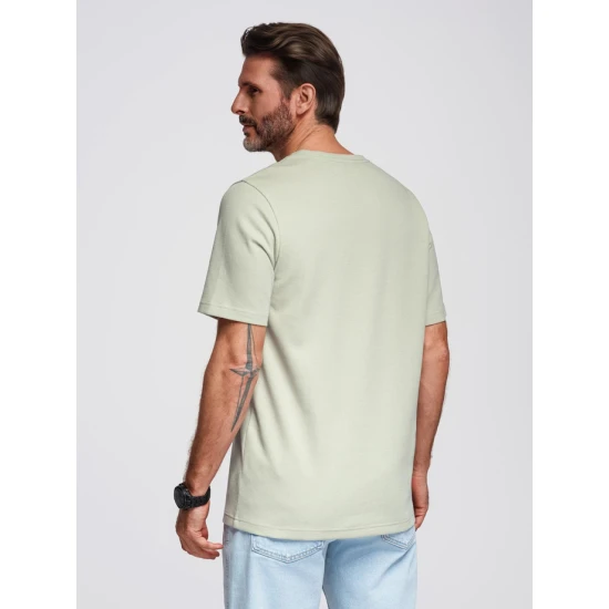 Vyriški šviesiai žali marškinėliai Saimon Marškinėliai