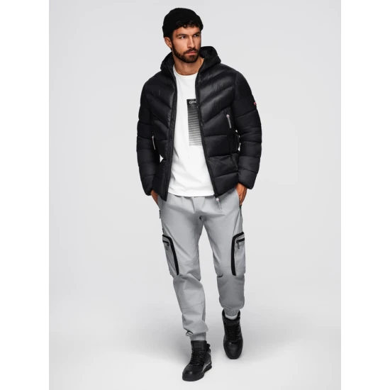 Vyriška juoda striukė Performance Žieminės striukės